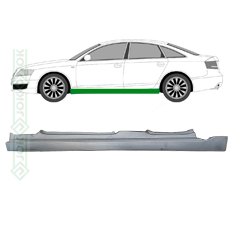Slieksnis, cinkots, kreisā puse (Audi A6 04-11)