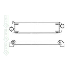 Interkūlera radiators 550x130x42mm, mehāniskā/ automātiskā ātrumkārba, ar/bez kondicioniera, 1.7 TDS, oriģināls (BMW 3 E36 93-00)