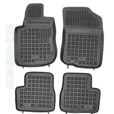 Salona gumijas paklājiņu komplekts, 4 gab. (Peugeot 208 2012- 5 durvis, Peugeot 208 GTI 2013-, Peugeot 2008 2013-)