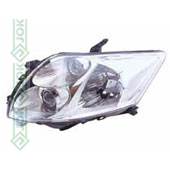 Priekšējais lukturis, elektriskais, bez motora, spuldzei H11/HB3, I-tips, kreisā puse (Corolla Auris/Hatchback 06-10)