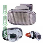 Toyota Corolla, 99-00, 02- gadam, pagrieziena lukturis spārnā, Sedans (Corolla 2004- 3/5 durvis, Camry 2002- Taiwānas tips, RAV4 97-02)