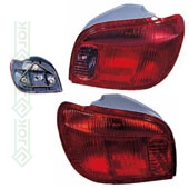 Toyota Yaris, 03-04 gadam, aizmugures lukturis kreisajai pusei, K-tips