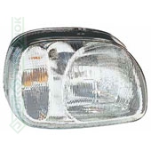 Nissan Micra, 98-99 gadam, priekšējais lukturis kreisajai pusei, elektriskais, spuldzei H4