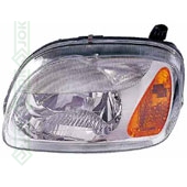 Nissan Micra, 00-01 gadam, priekšējais lukturis labajai pusei, elektriskais, spuldzei H4