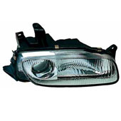 Mazda 323F, 95- gadam, priekšējais lukturis labajai pusei, spuldzēm H1/H1, 5 durvis
