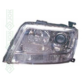 Suzuki Vitara, 05- gadam, priekšējais lukturis labajai pusei, manuālais, elektriskais, spuldzei H7/HB3 (Suzuki Grand Vitara 05-)