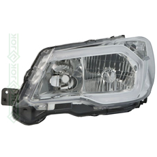 Priekšējais lukturis, elektriskais, ar LED dienasgaismu, ksenons D4R/HB3/LED, labā puse (Forester 13-18)