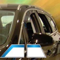 Sānu logu vējsargi, komplektā 4 gab. (Astra J 2011-, Sports Tourer/ Combi)