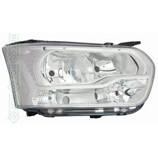Priekšējais lukturis, elektriskais, ar motoru, ar dienasgaismu, H7/H15/LED, kreisā puse (Transit 14-19)