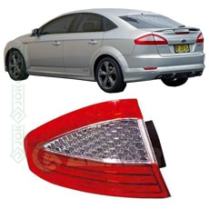 Ford Mondeo, 07-10 gadam, aizmugures lukturis kreisajai pusei, Sedans