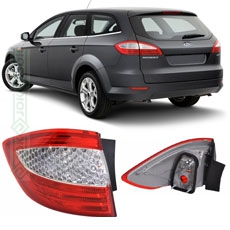 Ford Mondeo, 07-10 gadam, aizmugures lukturis kreisajai pusei, Wagon