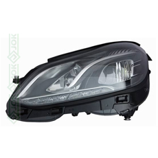 Priekšējais lukturis, elektriskais ar motoru, H7/LED, labā puse (W212 12-16)