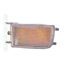 VW Jetta, 92-99 gadam, priekšējais pagrieziena lukturis bamperā labajai pusei, caurspīdīgs (VW Vento 92-99, VW Golf III 92-97)