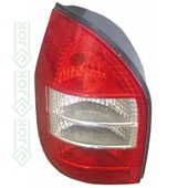 Opel Zafira, 99-04 gadam, aizmugures lukturis kreisajai pusei, caurspīdīgs, sarkans