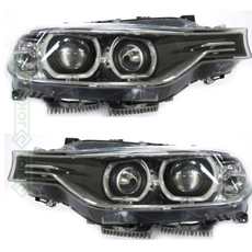 Priekšējais lukturis, elektriskais, ar motoru, LED/H7/H7, kreisā un labā puse (F34 12-15, F30/F31 12-15))