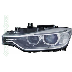 Priekšējais lukturis, elektriskais, ar motoru, bi-ksenons D1S/LED, labā puse (F34 12-15, F30/F31 12-15)