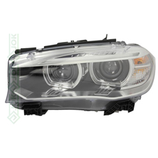 Priekšējais lukturis, elektriskais, ar motoru, bi-ksenons D1S/LED, kreisā puse (X5 F15 13-19,  X6 F16  14-19)
