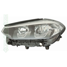 Priekšējais lukturis, elektriskais, ar motoru, H7/LED, kreisā puse (X3 G01 17-21)