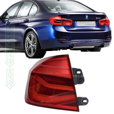 Aizmugures lukturis, ārējais, LED, labā puse (F30 15-19, Sedan)