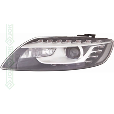 Priekšējais lukturis ar LED dienasgaismu, elektriskais, ar motoru, ksenons, D3S/LED, labā puse (Q7 09-15)