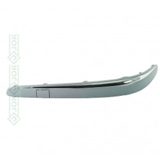 Priekšējā bampera mouldings ar hromētu līsti, kreisā puse (W211 02-06, Elegance/ Avantgarde)