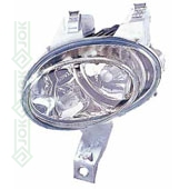 Peugeot 206, 98-05 gadam, miglas lukturis kreisajai pusei, spuldzei H3, Sporta tips