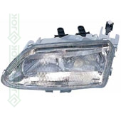 Renault Laguna, 95-98 gadam, priekšējais lukturis labajai pusei, elektriskais, spuldzēm H1/H1