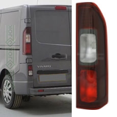 Aizmugures lukturis, labā puse (Vivaro/ Trafic 14-, Talento/ NV300 16-)