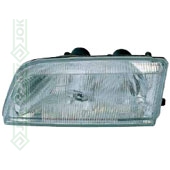 Citroen ZX, 91-96 gadam, priekšējais lukturis labajai pusei, manuālais, elektriskais, spuldzēm H1/H1, Twin