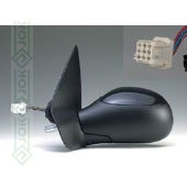  Peugeot 206, 98-03 gadam, labās puses spogulis, elektriskais, apsildāmais, izliekts, gruntēts