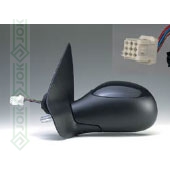  Peugeot 206, 98-03 gadam, labās puses spogulis, elektriskais, apsildāmais, izliekts, gruntēts, temperatūras sensors