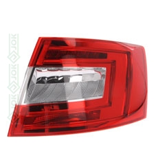 Aizmugures lukturis, LED, kreisā puse (Octavia 13-17, Liftback/4 durvis)
