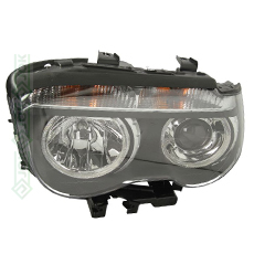 Priekšējais lukturis, elektriskais, ar motoru, D2S/H7, kreisā puse (E65/E66 01-04)