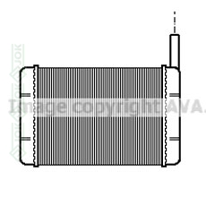 Salona apsildes radiators 180x156x42mm, mehāniskā ātrumkārba, bez kondicioniera, ražots ES ( 1.0 / 1.1 / 1.3 / 1.4 / 1.6 D / 1.6 XR2i )