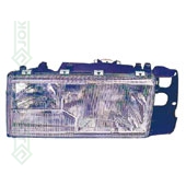 Volvo 760, 88-91gadam, priekšējais lukturis labajai pusei, spuldzēm H4/H3/H3, 43T (Volvo 940, 92-97 gadam, Volvo 960, 92-94 gadam)