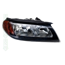 Priekšējais lukturis, spuldzēm H9/H7, elektriskais, melns, kreisā puse (Volvo S80 06-13, V70 07-16, XC70 07-16)