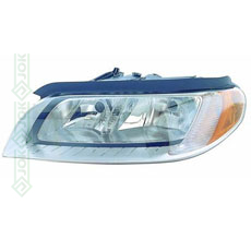 Priekšējais lukturis, spuldzes H9/H7, elektriskais, sudrabs, labā puse (S80 06-13, XC70/ V70 07-12)