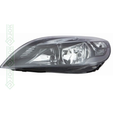 Priekšējais lukturis ar gabarītlukturi, elektriskais, ar motoru, spuldzēm H7/H9, kreisā puse (V40 12-16)