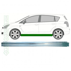 Sliekšņa remontdaļa, cinkota, 2m,  kreisā/ labā puse (Corolla Verso 04-09)