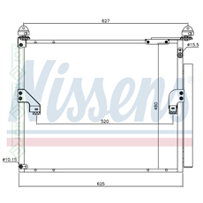 Kondicioniera radiators (Lexus GX, 4-Runner, Landcruiser FJ150)