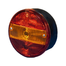 Kombinētais aizmugures lukturis, diam. 140 mm